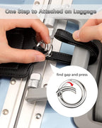 Teskyer Luggage Tags, 3 Pack Premium PU Leather Luggage Tags - Image 6