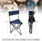 Travel Chair Ultimate Slacker, Quick Folding Tripod Stool - Image 2