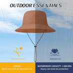 Durio Waterproof Bucket Hats for Woman UPF 50+ Sun Hat UV Protection Packable - Image 2
