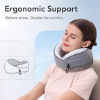 Travel Pillow, 100% Pure Memory Foam Travel Neck Pillow Airplane Neck Support - Image 3