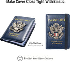 Passport Holder for Travel Passport Cover for Men Passport Wallet Case - Image 5
