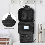 Travel Toiletry Bag for Men, Hanging Hook Toiletry Bag, Spacious Portable - Image 4
