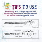 Kids Fishing Pole, Telescopic Fishing Rod, Toddler Collapsible Fishing Rod and - Image 6