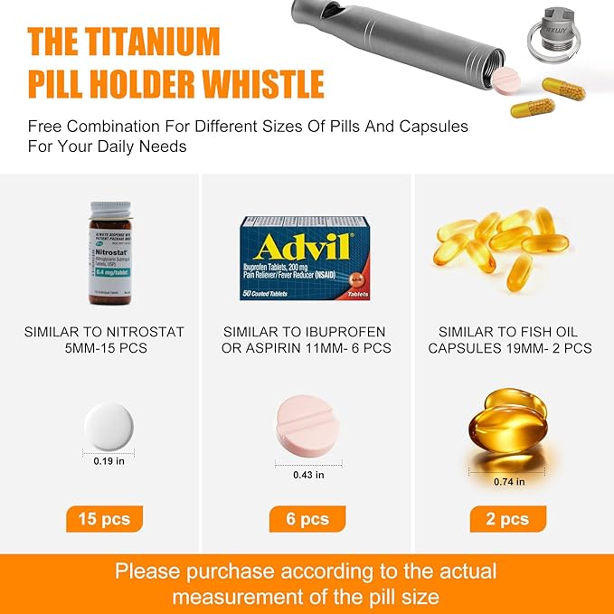 Titanium Emergency Whistle - Image 2