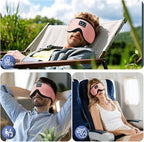 3D Sleep Mask with Bluetooth Headphones, Sleeping Headphones - Image 9