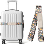 Luggage Straps for Suitcases, Adjustable Luggage Elastic Belt, Travel by EKAX