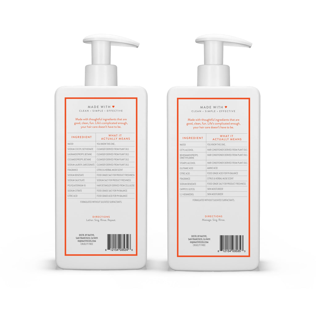 Shampoo and Conditioner contain Naturally Derived Ingredients (8.25 Fl Oz (Pack of 2))