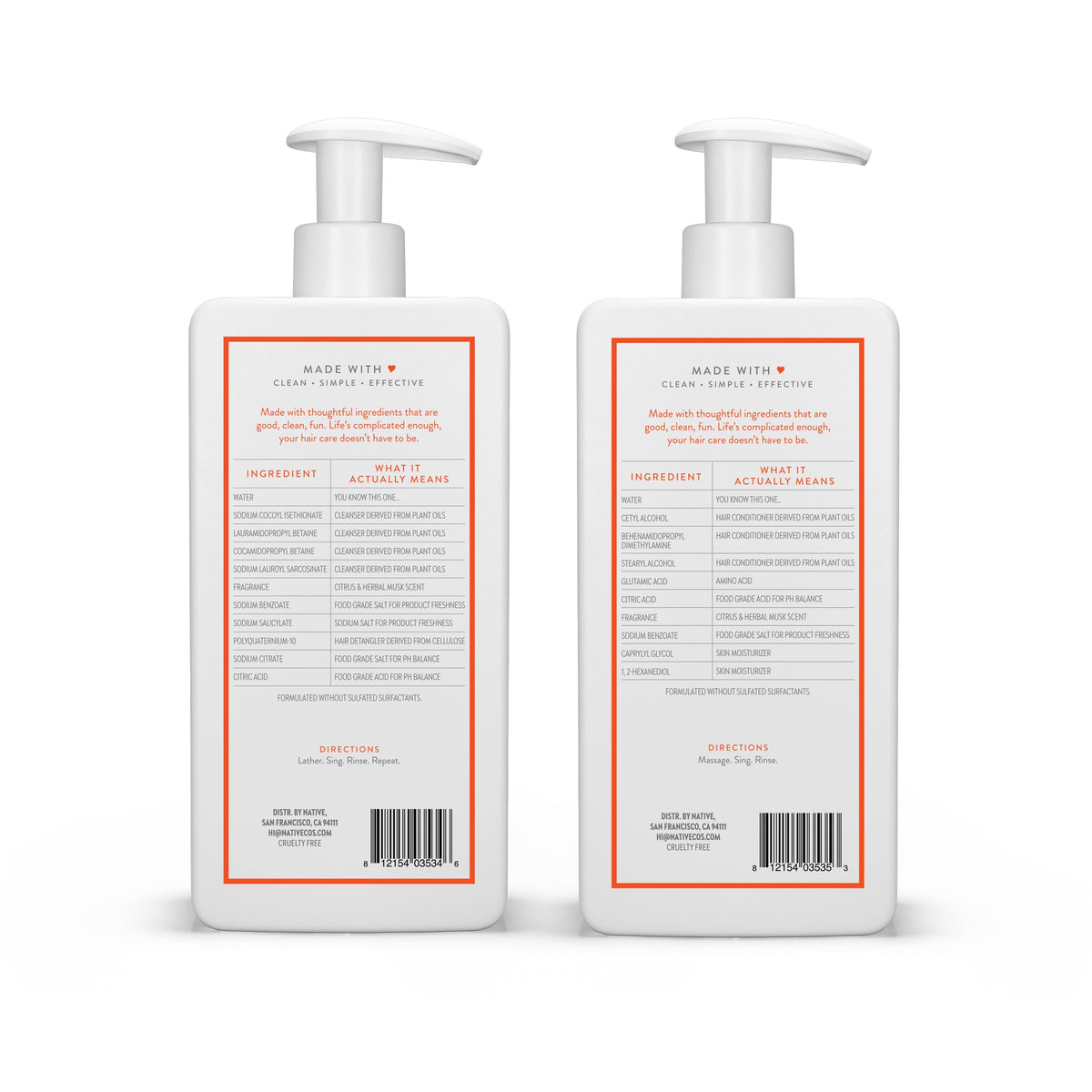 Shampoo and Conditioner contain Naturally Derived Ingredients (8.25 Fl Oz (Pack of 2))