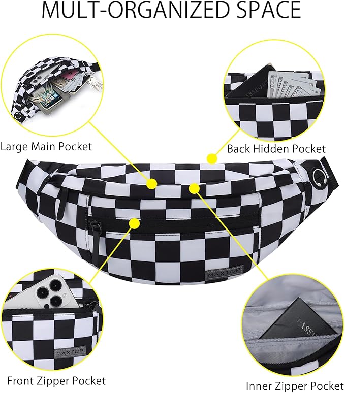 MAXTOP Large Crossbody Fanny Pack - Image 3
