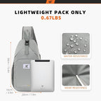 SKYSPER Sling Bag RFID Crossbody Sling Backpack Cross Body Shoulder Bag Travel - Image 5