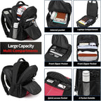 PUSLOM Extra Large Travel Laptop Backpack - Image 3