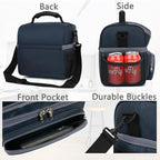FlowFly Double Layer Cooler Insulated Lunch Bag Adult Lunch Box Large Tote Bag - Image 5