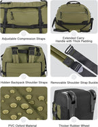 85L 29“ Foldable Rolling Backpack - Image 7