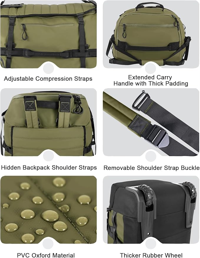 85L 29“ Foldable Rolling Backpack - Image 7