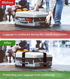 Luggage Straps for Suitcases Travel Belt Luggage Band Heavy Duty Traveling - Image 3