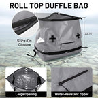MIER Large Waterproof Duffel Bag Rolltop Dry Backpack Duffle Bags - Image 3