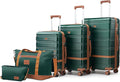 Luggage Sets 3 Piece with spinner wheels, PC+ABS Hard Shell Travel Luggage by Unknown