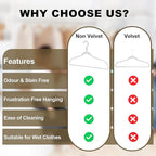 Quality Hangers Clothes Hangers 200 Pack - Image 3