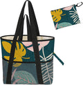 Sandproof Beach Bag with Zipper by NBIAN