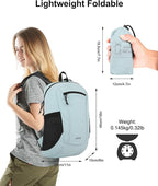 GOX Foldable 20l Backpack For Travel Lightweight Hiking Packable Daypack for - Image 2