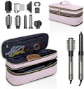 Hair Dryer Travel Carrying Case, Curling Iron Storage Bag, Slim Expandable Handheld Dual-Layer Travel Storage Bag for Dryer/Hair Tool Organizer/Style Organizer