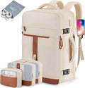 42L Travel Laptop Backpack, Expandable Carry-on Luggage, Anti-Theft Business by BAGODI