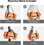 Waterproof Motorcycle Duffel Bag Roll Top Dry Duffel Bag - Image 5