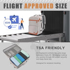 40L Travel Backpack with USB Charging Port, Water-Resistant Carry On Backpack - Image 5