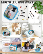 Moyad TSA Approved Clear Toiletry Bag, 3 Pack Quart Size 3-1-1 Liquids Pouch - Image 5