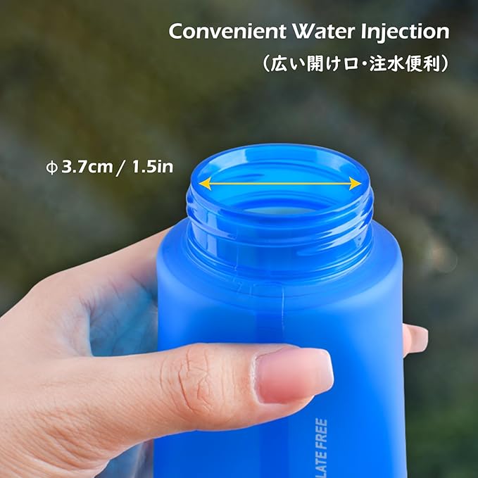 TRIWONDER TPU Collapsible Flask BPA-Free Soft Folding Water Bottles - Image 3