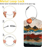 2 Pack Golden Mountains Luggage Tag - Image 3