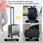 16 Inch Carry On Luggage with 2 Compartments - Image 8