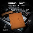 Kings Loot Custom Wallet for Men | Engraved Leather Slim Wallet - Image 5