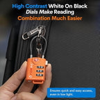 TSA Approved Cable Luggage Locks, Re-settable Combination - Image 5