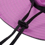 Rosoz Ponytail Sun Bucket Hats for Women UV Protection Foldable Mesh Wide Brim - Image 6