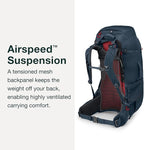 Osprey Farpoint Trek 55L Men's Travel Backpack, Muted Space Blue - Image 5