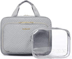 BAGSMART Toiletry Bag Hanging Travel Makeup Organizer by BAGSMART