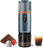 CONQUECO Portable Espresso Coffee Machine: 12V Electric Small Travel Expresso by CONQUECO