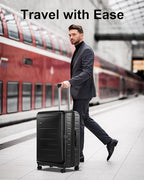Expandable Checked Luggage, 28 Inch Luggage - Image 9