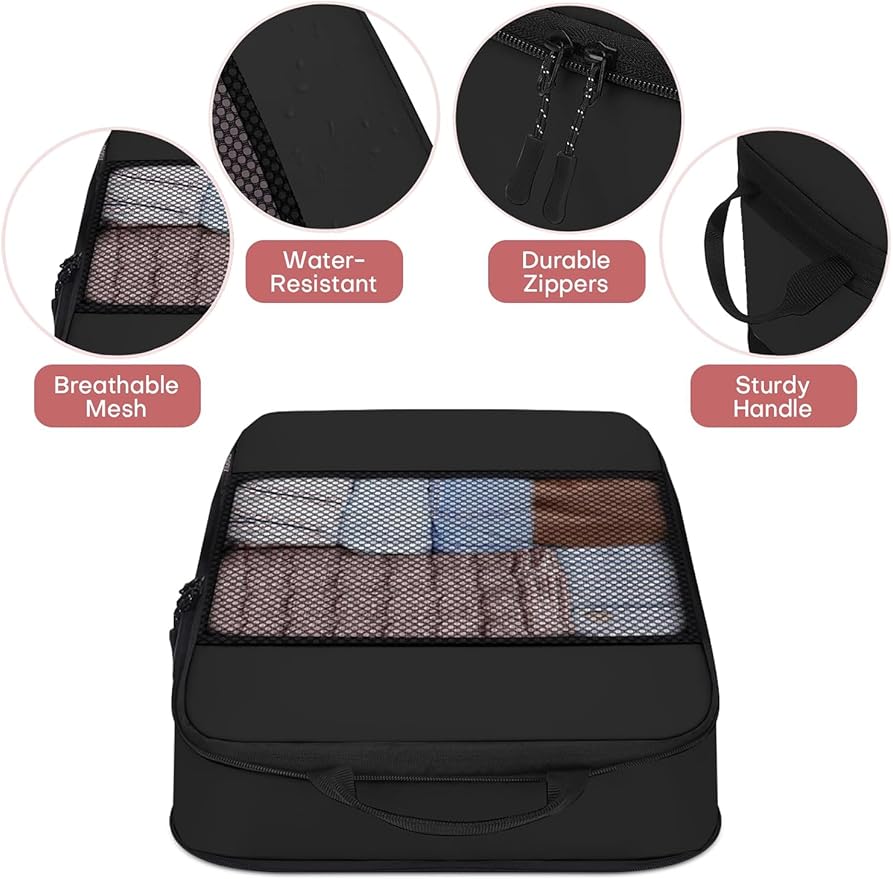 6 PCS Set Compression Packing Cubes - Image 4