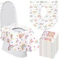 50 Packs Disposable Toilet Seat Covers Extra Large Individually Wrapped by Reginary