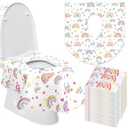 50 Packs Disposable Toilet Seat Covers Extra Large Individually Wrapped by Reginary