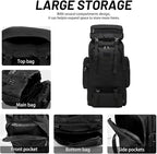 80L 2Pcs Hiking Backpack for Men - Image 5