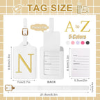 Personalized Initial Luggage Tags - Image 2