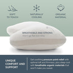 Naturepedic Organic Latex Side Sleeper Pillow - Image 4