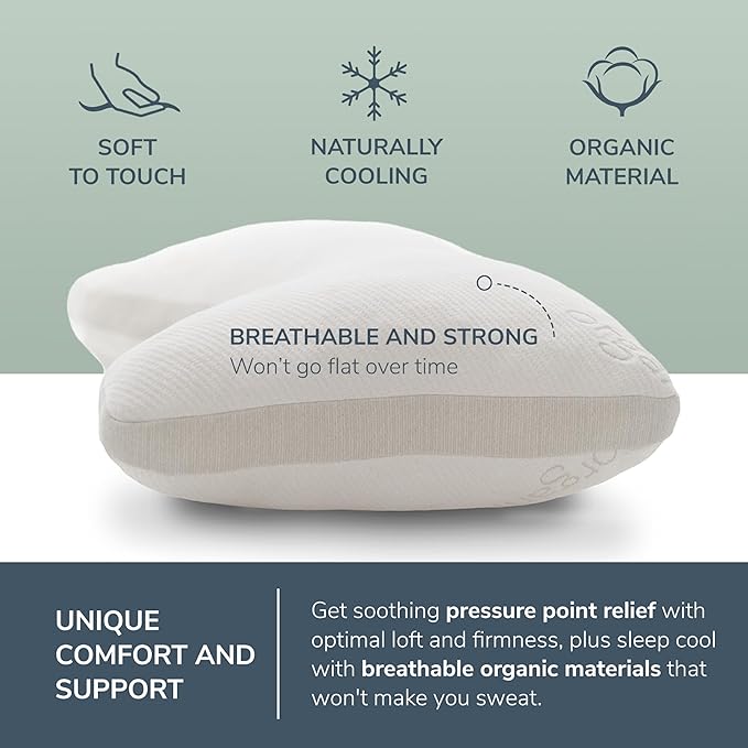 Naturepedic Organic Latex Side Sleeper Pillow - Image 4