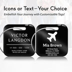 Customized Stainless Steel Luggage Tags: Personalize Your Suitcases, and Bags - Image 3