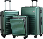 3Pcs Luggage Set, HardShell Lightweight, Only 20" by TydeCkare