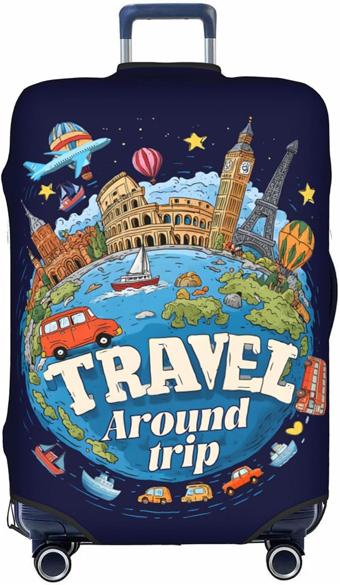 Luggage Cover, Travel Suitcase Covers, Elastic Suitcase Protective Cover by Unknown