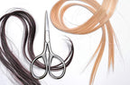 Small Precision Scissors, 3.5inch Stainless Steel Multi-Purpose Vintage Beauty Grooming Kit for Facial Hair, Eyebrow, Eyelash, Beard, Moustache with PU Sheath